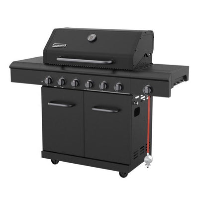 Megamaster Apex Series 6-Burner Gas Braai With a Cover Side Burner